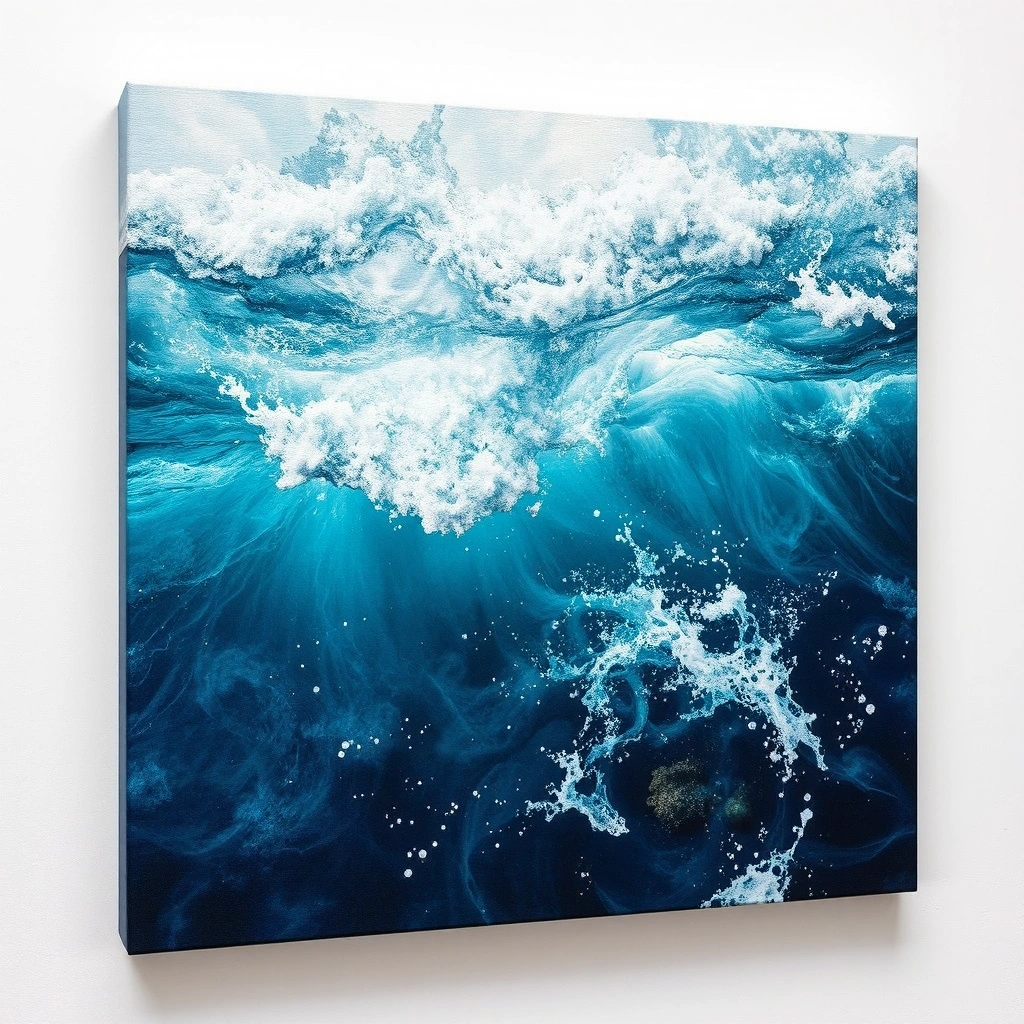 Ocean art on canvas